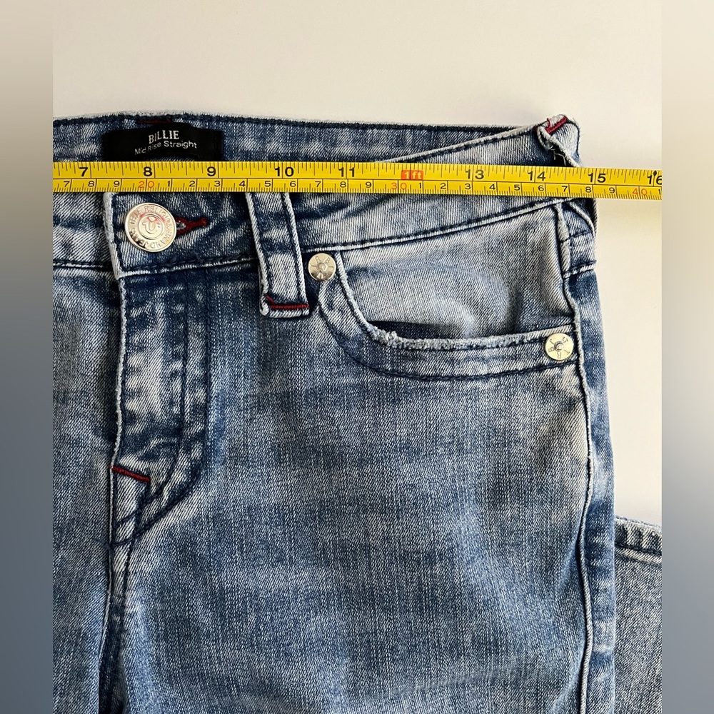 True Religion | Billie Mid Rise Straight Jeans - Picture 9 of 12